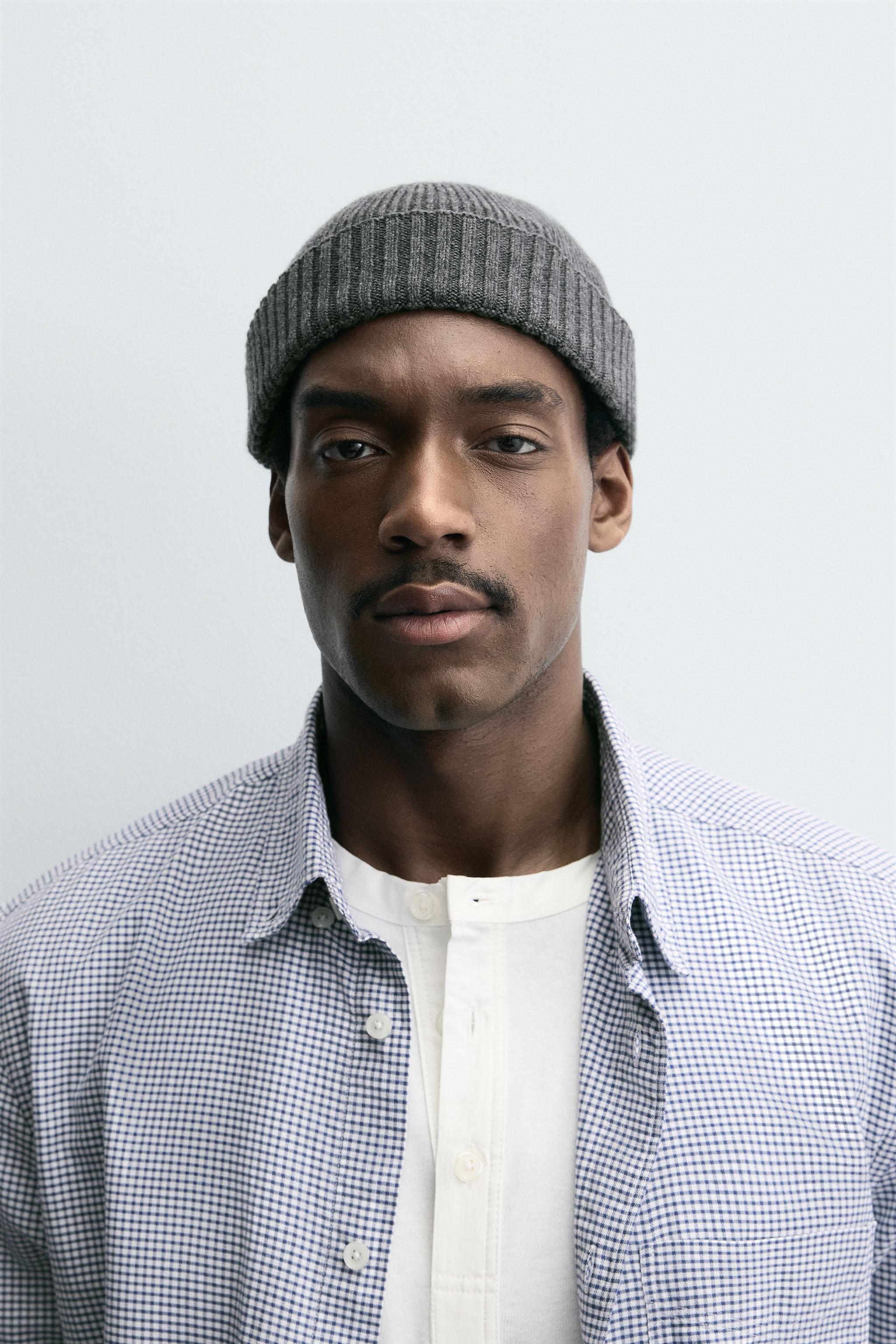 BONNET COURT MÉLANGE LAINE